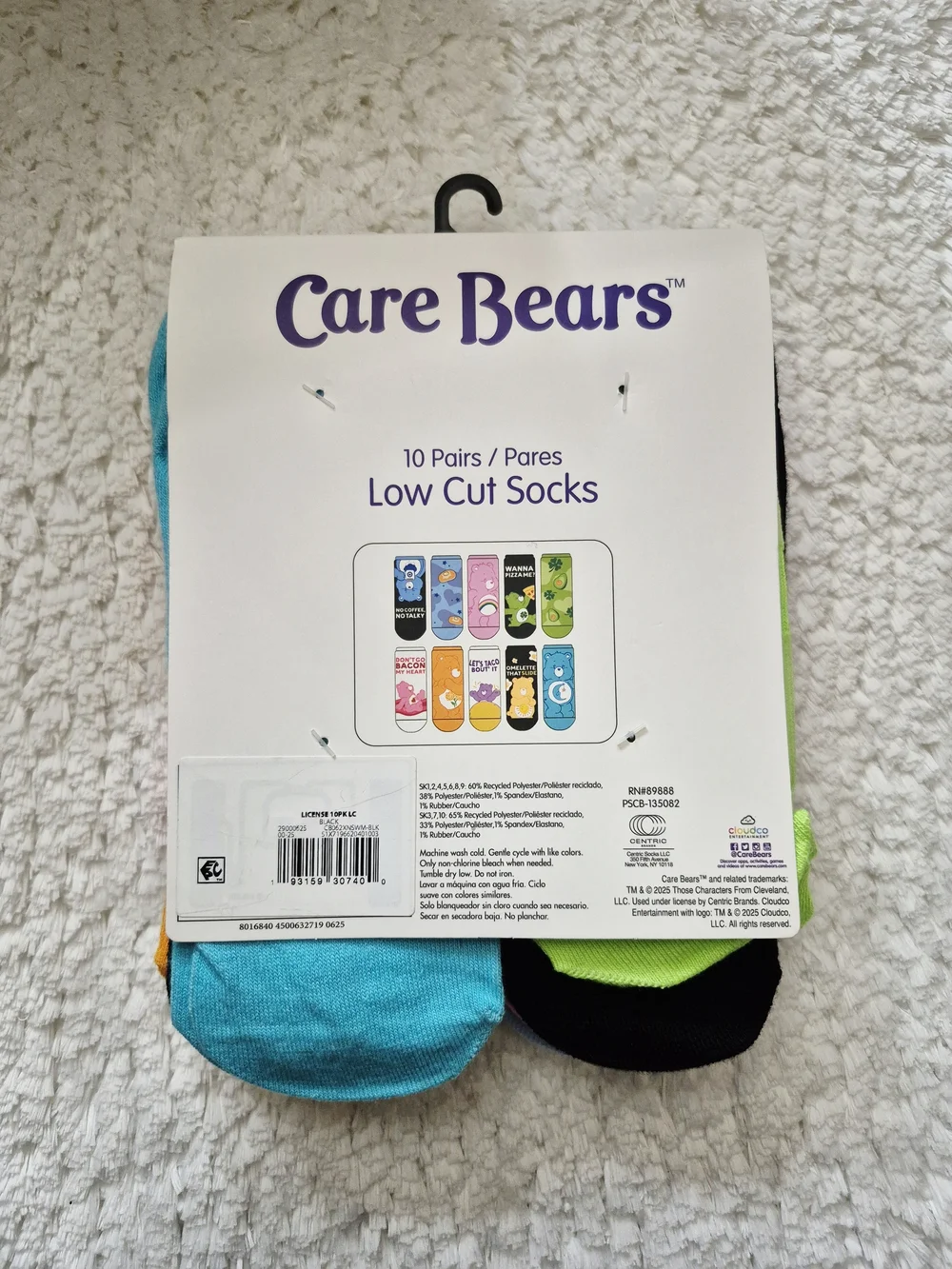 Care Bears Low Cut Socks